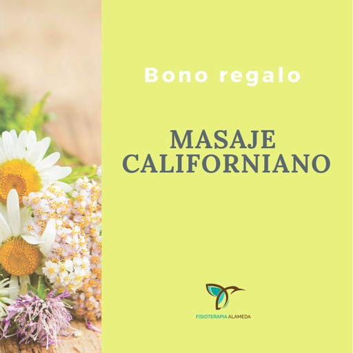 Bono regalo Masaje Californiano